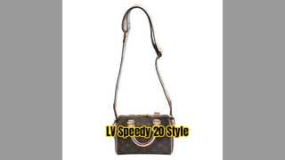 LV Speedy Bandouliere 20 Monogram Bag Luxury Style