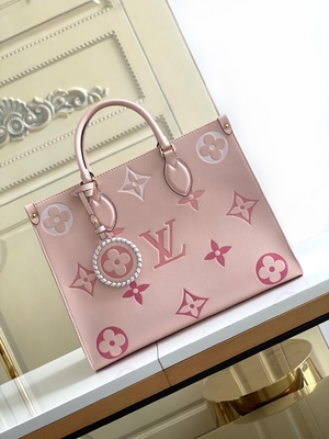 2WAY LV Branded Shoulder Bag Monogram OnTheGo MM Louis Vuitton