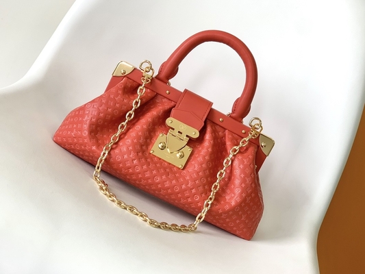 Personalized Calfskin Monogram Clutch Bag Louis Vuitton M45571