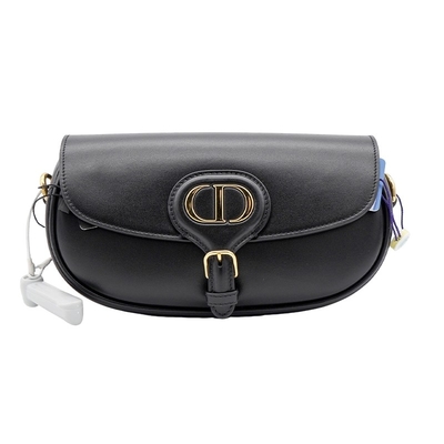 Black Calfskin Saddle Sling Bag Dior Bobby East West Bag Hobo