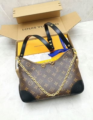 OEM Black Branded Monogram Boulogne Bag Womens Purses Handbags 2way Louis Vuitton M45831
