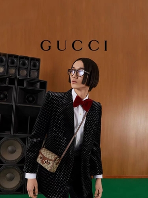 9.5oz GUCCI Horsebit 1955 Mini Bag Ladies Wallet Beige ebony