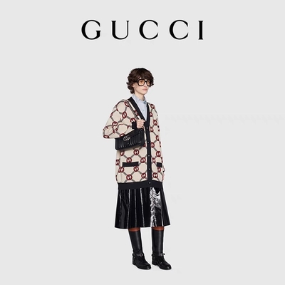 GUCCI GG Branded Messenger Bag Marmont Shoulder Bag Small Quilted Leather