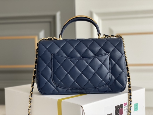 Caviar Chanel Mini Rectangular Caviar 2020 Grained Lambskin &amp; Gold-Tone Metal