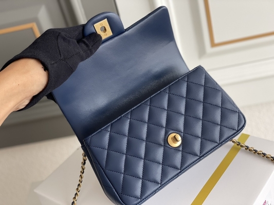 Caviar Chanel Mini Rectangular Caviar 2020 Grained Lambskin &amp; Gold-Tone Metal