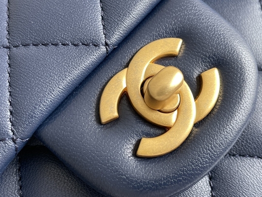 Caviar Chanel Mini Rectangular Caviar 2020 Grained Lambskin &amp; Gold-Tone Metal
