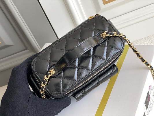 Lambskin Custom Branded Bags Chanel 22K Vanity Case Multi Pocket