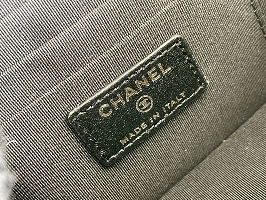 Lambskin Custom Branded Bags Chanel 22K Vanity Case Multi Pocket