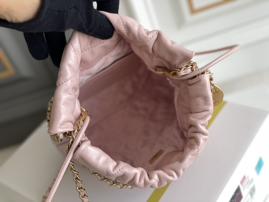 Chanel Branded Ladies Handbag 22B MINI 22S Calfskin Pink White Black Yellow
