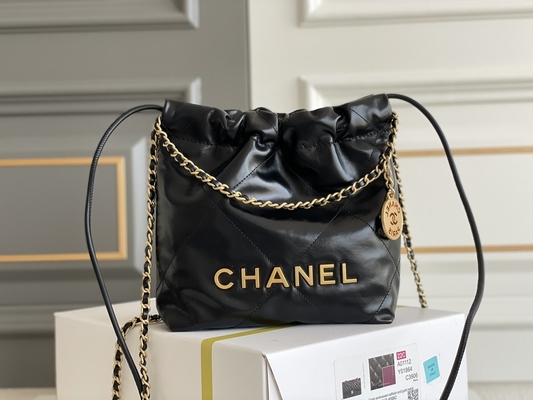 Chanel Branded Ladies Handbag 22B MINI 22S Calfskin Pink White Black Yellow