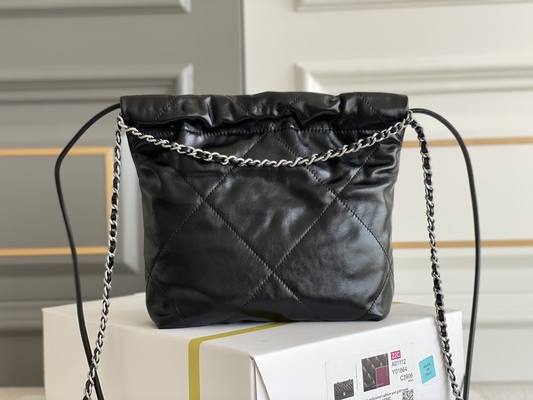 Chanel Branded Ladies Handbag 22B MINI 22S Calfskin Pink White Black Yellow