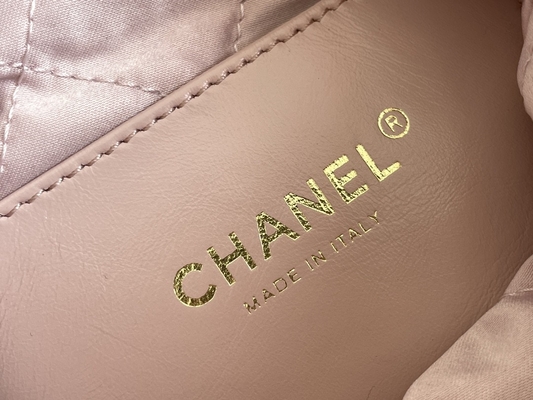 Chanel Branded Ladies Handbag 22B MINI 22S Calfskin Pink White Black Yellow