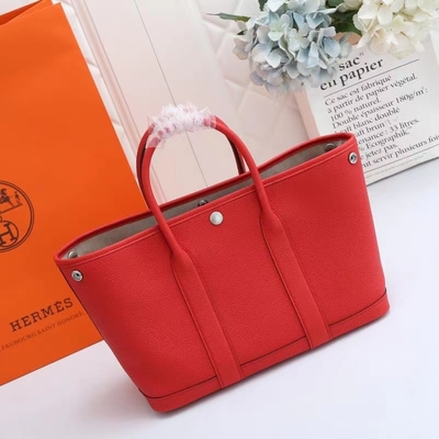 Bougainvillier Stamp Preloved Branded Bag Hermes Negonda Garden Party 30