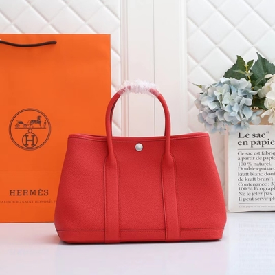 Bougainvillier Stamp Preloved Branded Bag Hermes Negonda Garden Party 30