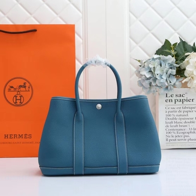 Bougainvillier Stamp Preloved Branded Bag Hermes Negonda Garden Party 30