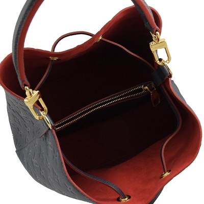 LV Colorblock Branded Ladies Handbag NÉONOÉ MM Bucket Bag Grained Leather