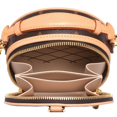 Grained Calfskin Monogram Canvas LV Lockme Tender Bag M44699