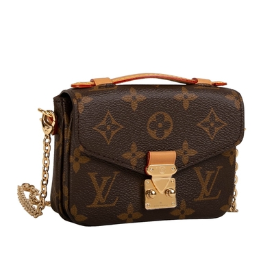 Mini Designer Monogram Bag Micro Metis LV Crossbody Bag Brown