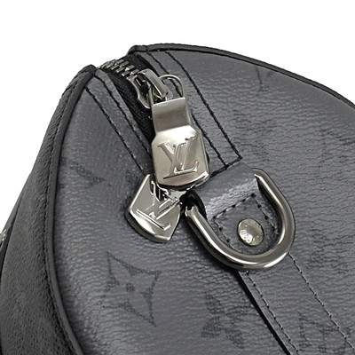 Classic Monogram Eclipse LV CITY KEEPALL Bag Jacquard Canvas Crossbody Boston Bag
