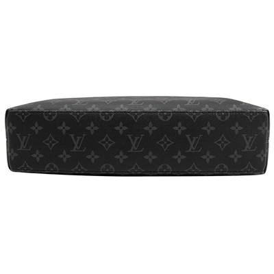M40566 Man Business Branded Mens Bag Monogram LV Briefcase Explorer Black Dual Purpose