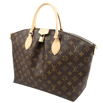 Monogram coated canvas BoéTie MM Tote Bag M45987 Dark Coffee