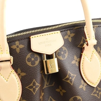Monogram coated canvas BoéTie MM Tote Bag M45987 Dark Coffee