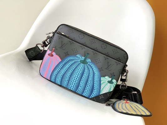 LV x YK Trio Monogram Unisex Branded Mens Bag M46358 Street Style Collaboration 3WAY