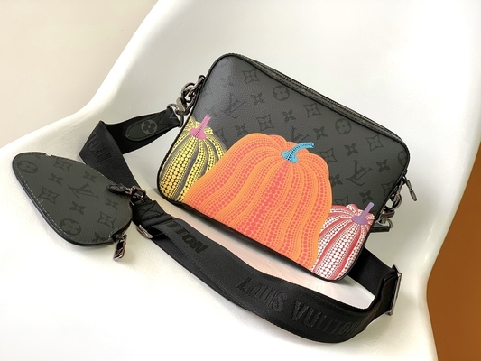 LV x YK Trio Monogram Unisex Branded Mens Bag M46358 Street Style Collaboration 3WAY