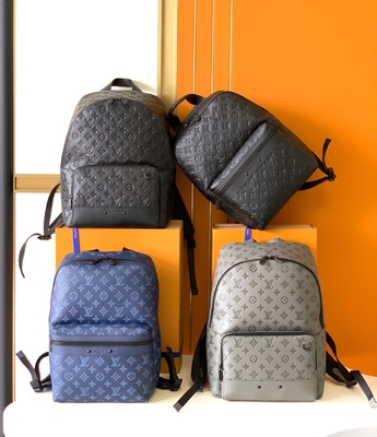 Louis Vuitton Racer Designer Brand Backpack Monogram Shadow Calf Leather for Man Boy