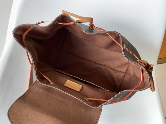 Monogram Shadow Calf Leather LV Montsouris PM Backpack Detachable Charm