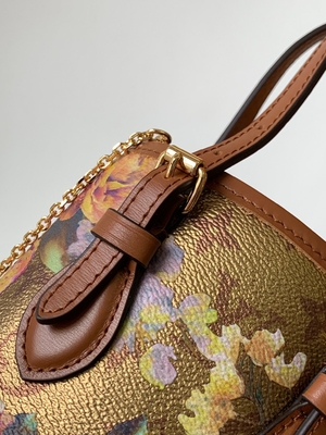 Metallic Flower Louis Vuitton Neverfull Bucket Bags M81724