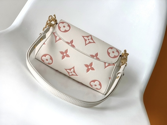 Favorite Creme Mini Sling Bag Branded  LV Rose Trianon Two Monogram Empreinte Leather