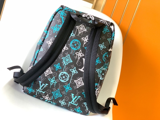 Multicolor Discovery Designer Brand Backpack LV Graffiti Bag Green