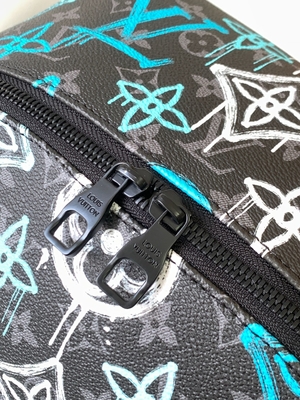 Multicolor Discovery Designer Brand Backpack LV Graffiti Bag Green