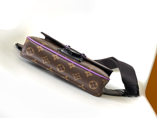 Charm S Lock Louis Vuitton Monogram Macassar Barrel Pouch Bag Messenger