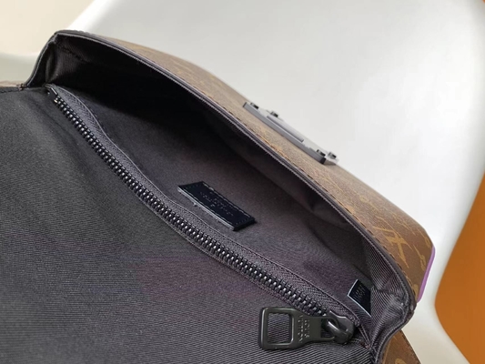 Charm S Lock Louis Vuitton Monogram Macassar Barrel Pouch Bag Messenger