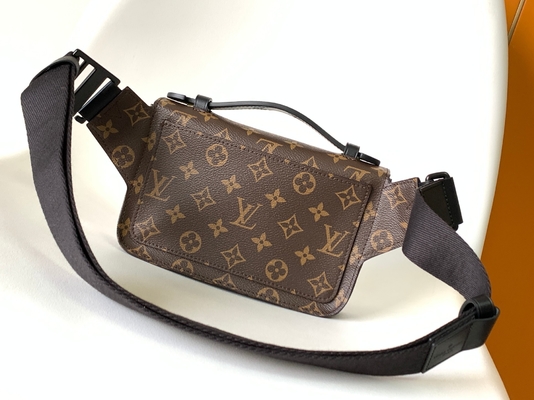 Charm S Lock Louis Vuitton Monogram Macassar Barrel Pouch Bag Messenger