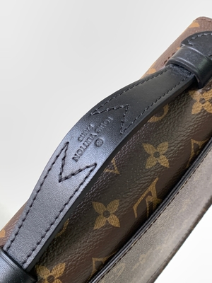Charm S Lock Louis Vuitton Monogram Macassar Barrel Pouch Bag Messenger