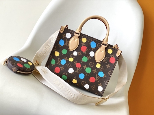 LV X Yayoi Preloved Branded Bag Kusama OnTheGoMM Monogram Multicolor
