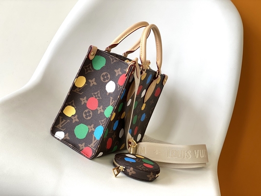 LV X Yayoi Preloved Branded Bag Kusama OnTheGoMM Monogram Multicolor