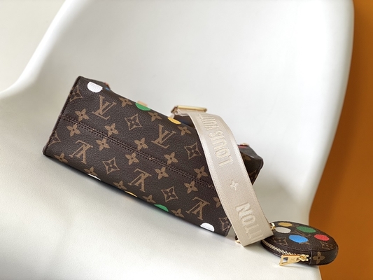 LV X Yayoi Preloved Branded Bag Kusama OnTheGoMM Monogram Multicolor