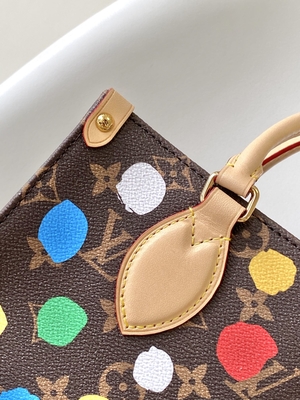 LV X Yayoi Preloved Branded Bag Kusama OnTheGoMM Monogram Multicolor