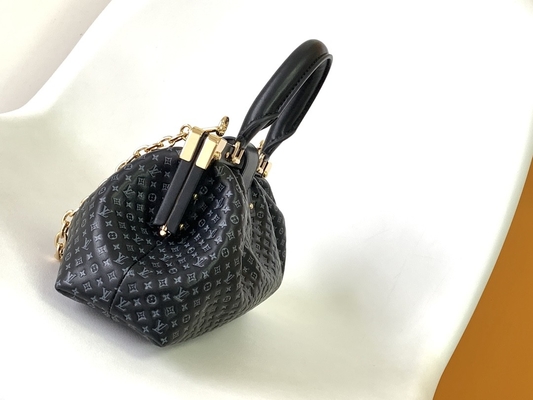 Personalized Calfskin Monogram Clutch Bag Louis Vuitton M45571