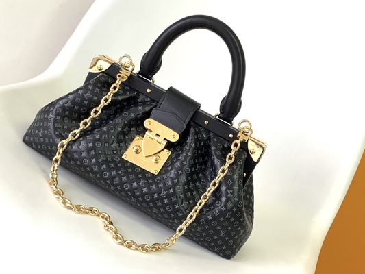 Personalized Calfskin Monogram Clutch Bag Louis Vuitton M45571