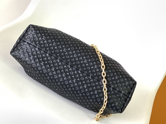 Personalized Calfskin Monogram Clutch Bag Louis Vuitton M45571