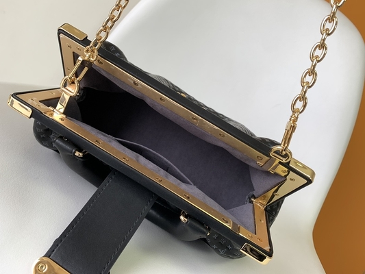 Personalized Calfskin Monogram Clutch Bag Louis Vuitton M45571