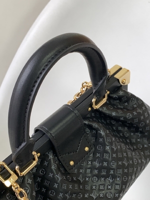 Personalized Calfskin Monogram Clutch Bag Louis Vuitton M45571