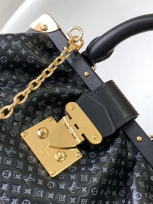 Personalized Calfskin Monogram Clutch Bag Louis Vuitton M45571