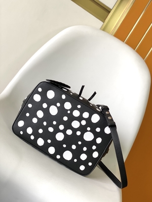 Ladies White Black NéOnoé MM Louis Vuitton Yayoi Kusama Handbag