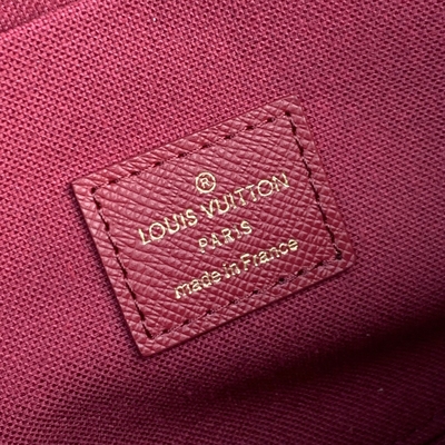 Mini LV Felicie Pochette Monogram Bag Wallet Fuchsia Lining